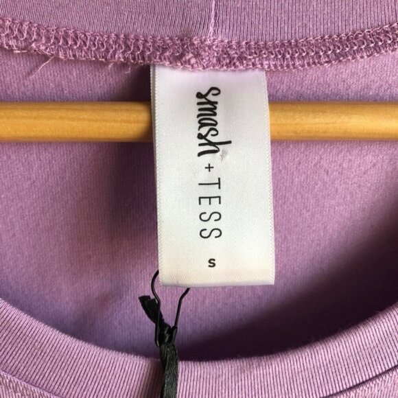 Smash + Tess Rebecca Wrap Style Dress Small Lovely Lavender Midi NWT - Picture 12 of 14